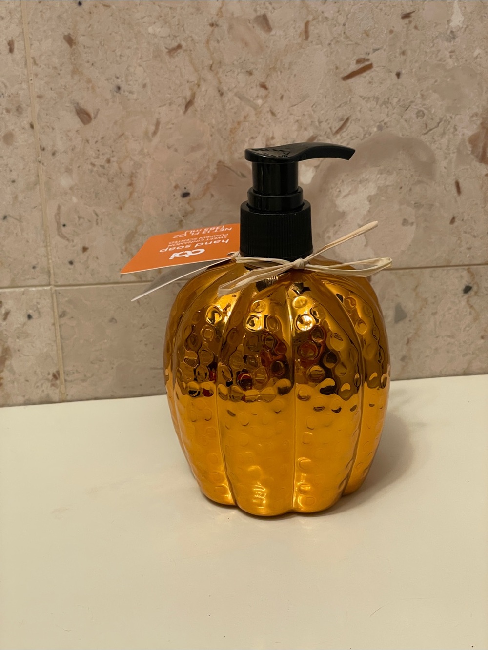 Pumpkin  Soap Dispenser with Scented Hand Soap